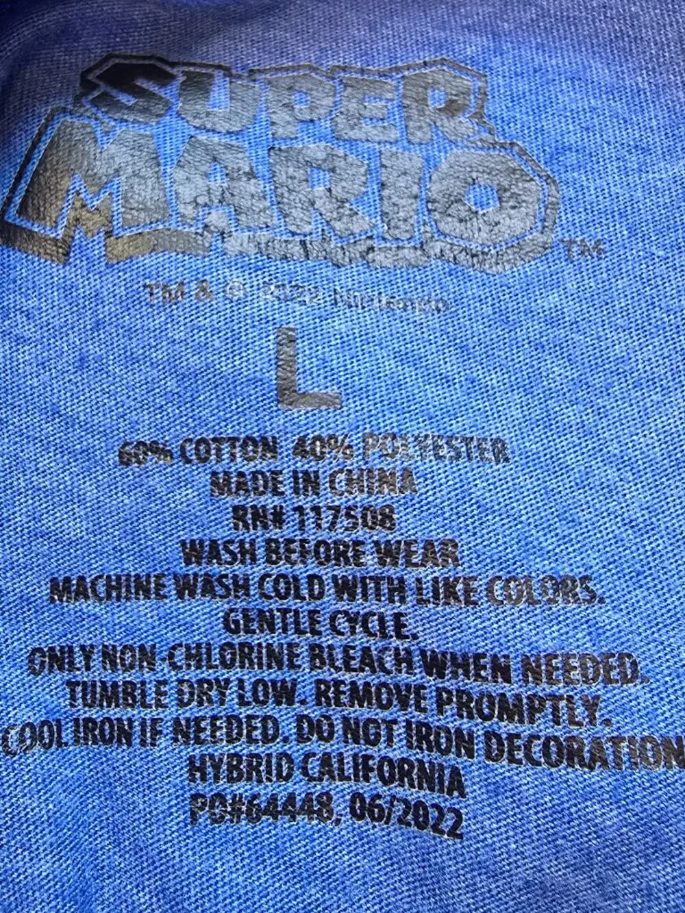 Super Mario Boy's Top Bundle - Long & Short Sleeve - Blue & Tie-Dye